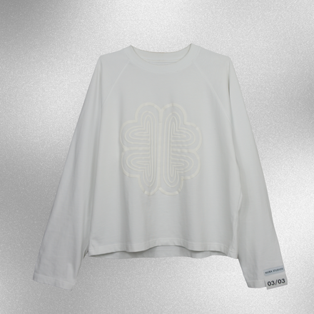 cropped longsleeve vol.1 - white