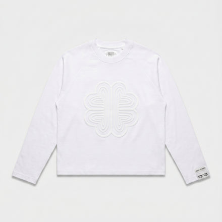 cropped longsleeve vol.1 - white